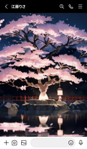 [LINE着せ替え] 桜花爛漫 #DDIO029。の画像2