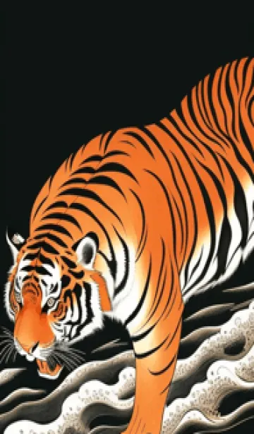 [LINE着せ替え] 浮世绘 シータイガー桜 GFoFの画像1