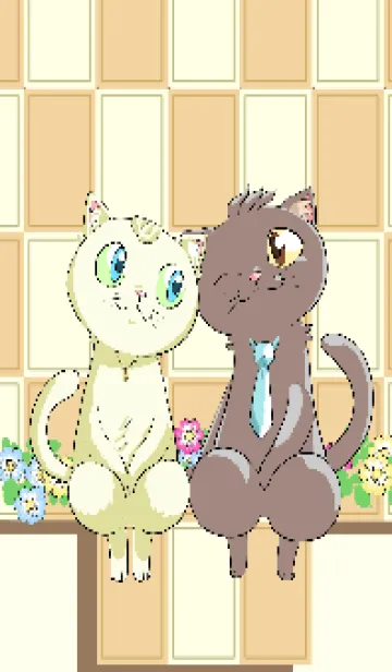 [LINE着せ替え] ねこさまたちの素敵なホワイトデーの画像1