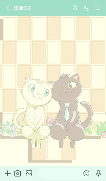 [LINE着せ替え] ねこさまたちの素敵なホワイトデーの画像2