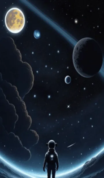 [LINE着せ替え] 宇宙空間 CnB0の画像1