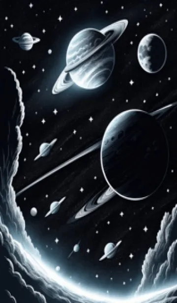 [LINE着せ替え] 宇宙空間 84dhの画像1