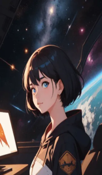 [LINE着せ替え] 宇宙空間 yrN6の画像1