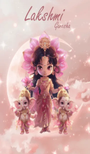 [LINE着せ替え] Lakshmi & Ganesha, rich, wealthy(JP)の画像1