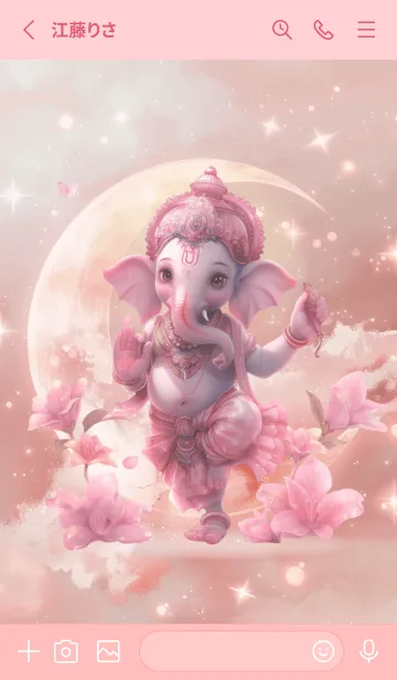 [LINE着せ替え] Goddess Lakshmi & Ganesha, Wealthy(JP)の画像2