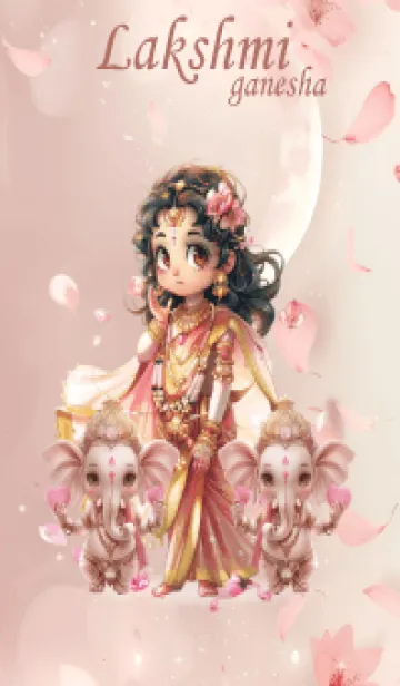 [LINE着せ替え] Lakshmi & Ganesha, Rich Rich(JP)の画像1