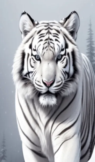 [LINE着せ替え] 虎，雪地の主 HS8Kの画像1