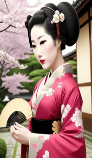 [LINE着せ替え] 浮世絵 山海桜 K3M9の画像1