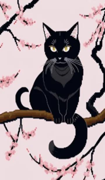 [LINE着せ替え] 浮世絵の桜猫 FRODの画像1