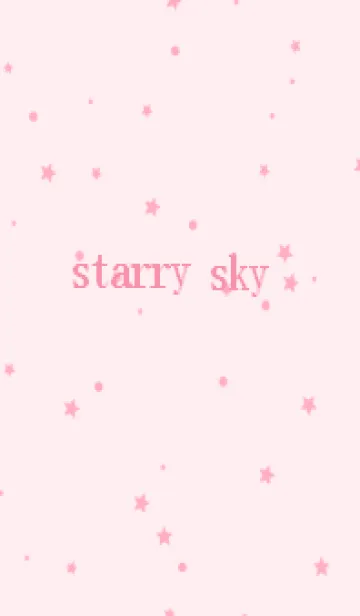 [LINE着せ替え] starry sky_pinkの画像1