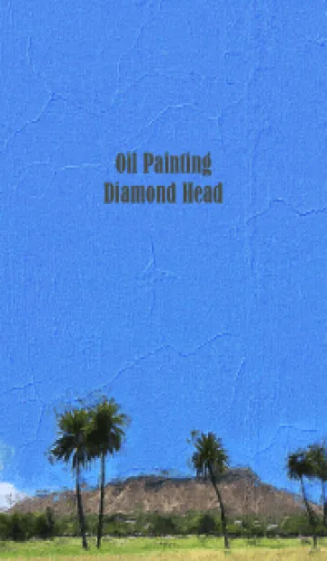 [LINE着せ替え] Oil Painting Diamond Head 34の画像1