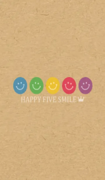 [LINE着せ替え] HAPPY-FIVE SMILE CROWNの画像1