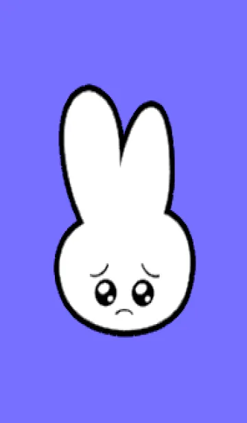 [LINE着せ替え] ぴえん うさぎ 196の画像1