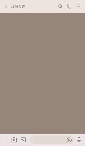 [LINE着せ替え] グレージュとナチュラルベージュ。の画像2