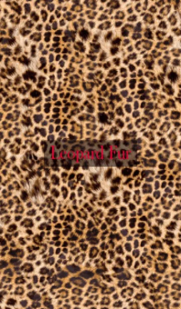 [LINE着せ替え] Leopard Fur 40の画像1