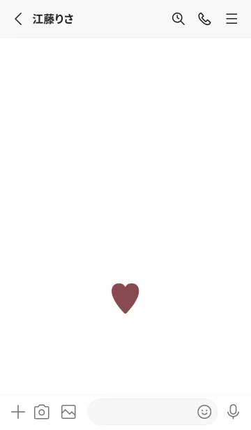 [LINE着せ替え] しんぷるはーと 15の画像2