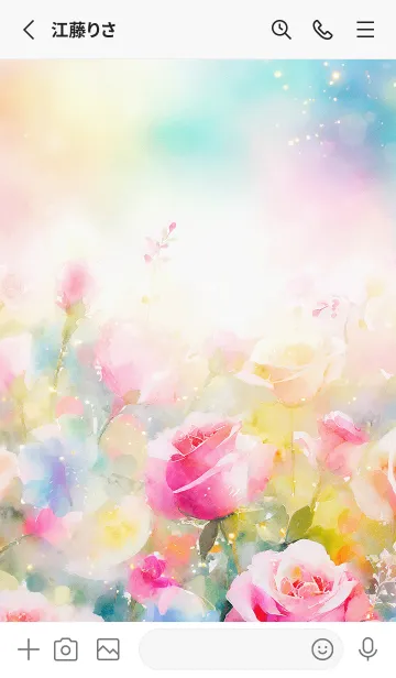 [LINE着せ替え] 薔薇(バラ)の花の着せかえ(R3136)の画像2