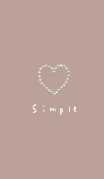 [LINE着せ替え] かわいいパール＊ハート。の画像1