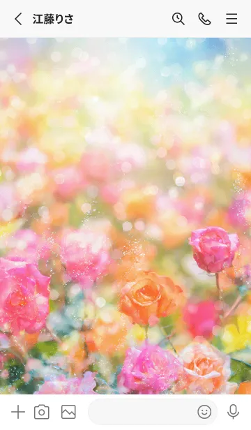 [LINE着せ替え] 薔薇(バラ)の花の着せかえ(R3138)の画像2