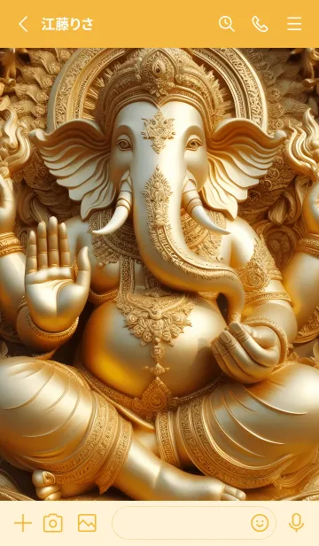 [LINE着せ替え] ガネーシャは富をもたらします 12の画像2