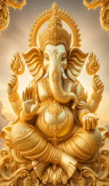 [LINE着せ替え] ガネーシャは富をもたらします 11の画像1