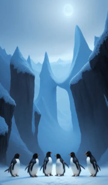 [LINE着せ替え] かわいいペンギン aBLEaの画像1