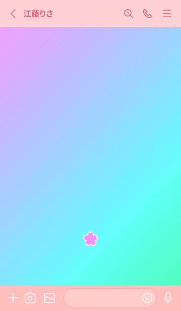 [LINE着せ替え] シンプル チェリー ブロッサム 10の画像2