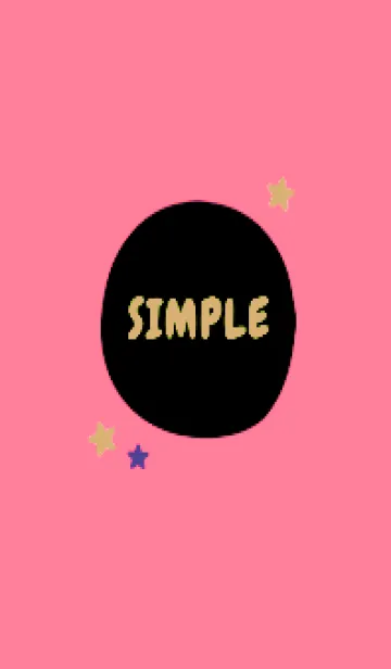 [LINE着せ替え] シンプル カラー スター 204の画像1