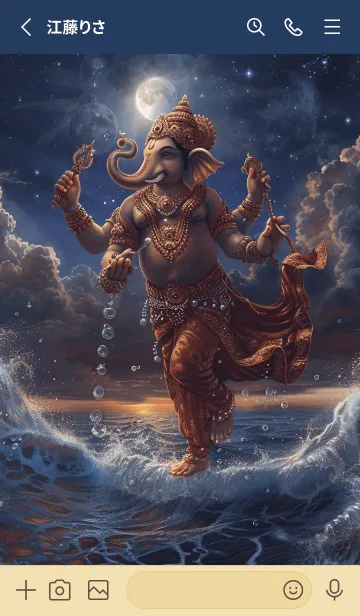 [LINE着せ替え] Ganesha, endless riches, wealth(JP)の画像2