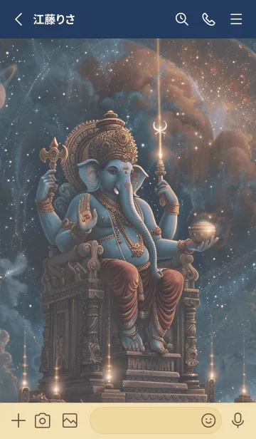 [LINE着せ替え] Ganesha, successful in everything (JP)の画像2