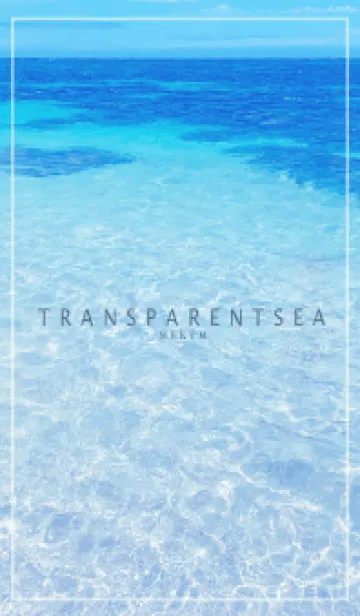 TRANSPARENT SEA-HAWAII MEKYM 25の着せ替えメイン画像