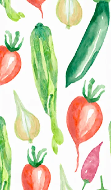 [LINE着せ替え] 【シンプル】お野菜の着せかえ#11の画像1