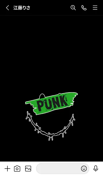 [LINE着せ替え] パンク スマイル 29の画像2