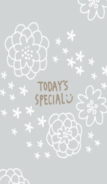 [LINE着せ替え] 小花舞う白い花20の画像1