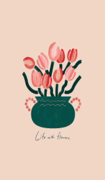 [LINE着せ替え] 花のある暮らしを。の画像1