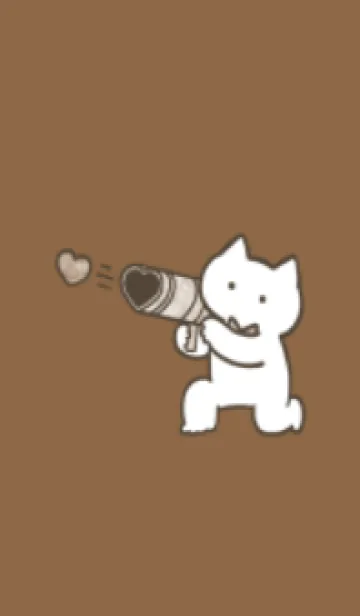 [LINE着せ替え] 茶色推しねこ②の画像1