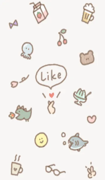 [LINE着せ替え] brownハッピーアイコン03_1の画像1