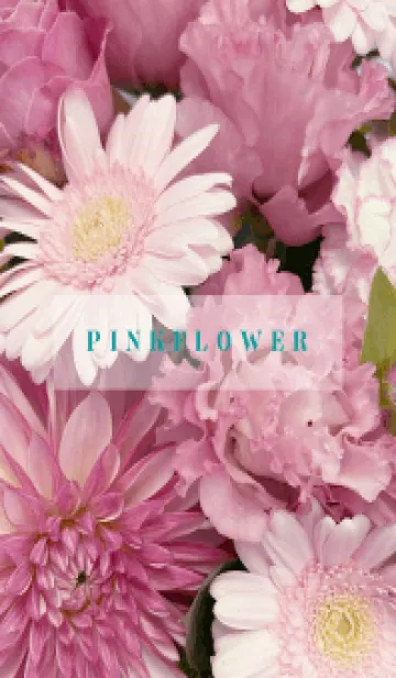 [LINE着せ替え] PINK FLOWER -NATURAL87の画像1