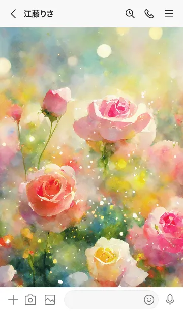 [LINE着せ替え] 薔薇(バラ)の花の着せかえ(R3146)の画像2