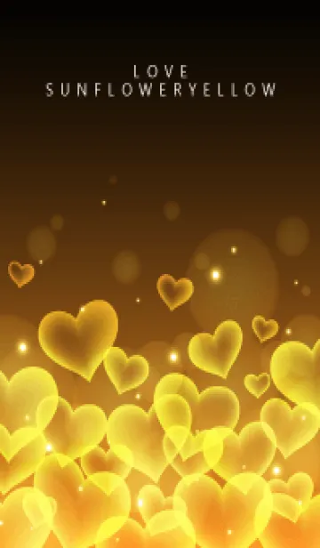 SUNFLOWER YELLOW HEARTの着せ替えメイン画像