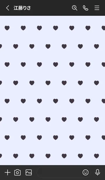 [LINE着せ替え] ラブ ミニ ハート 5の画像2