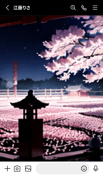 [LINE着せ替え] 桜花爛漫 #CXSbD030。の画像2