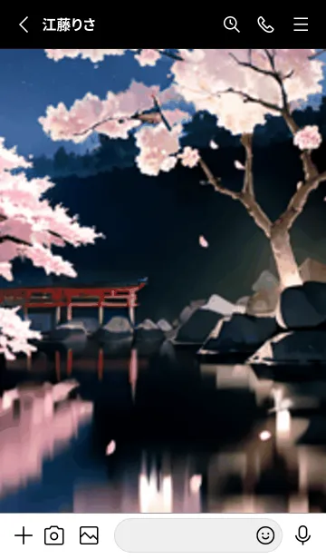 [LINE着せ替え] 桜花爛漫 #CYKE024。の画像2