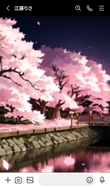 [LINE着せ替え] 桜花爛漫 #CZKS027。の画像2