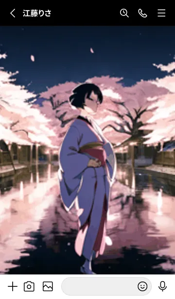 [LINE着せ替え] 桜花爛漫 #CaCHG213。の画像2