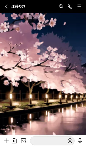 [LINE着せ替え] 桜花爛漫 #DDIO014。の画像2