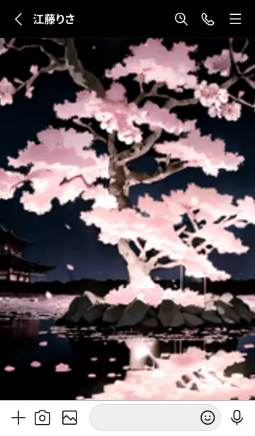 [LINE着せ替え] 桜花爛漫 #DDIO025。の画像2