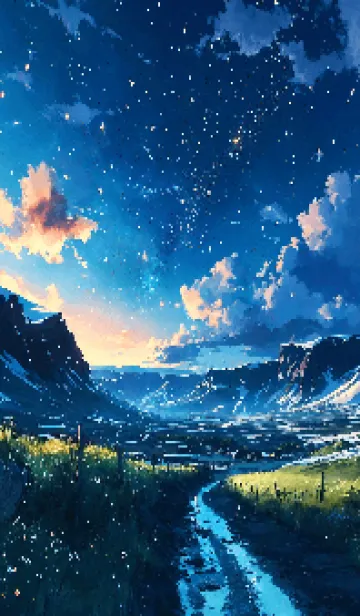 [LINE着せ替え] 朝の星屑の画像1