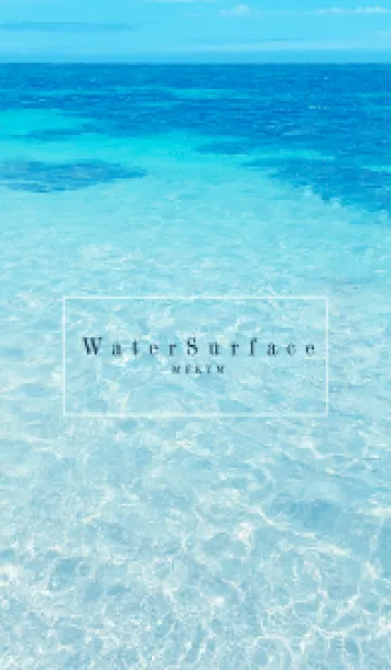 [LINE着せ替え] Water Surface - HAWAIIAN SEA 2の画像1