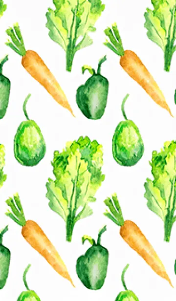 [LINE着せ替え] 【シンプル】お野菜の着せかえ#29の画像1